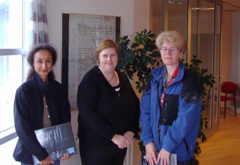 Heimsókn háskólaskjalavarða